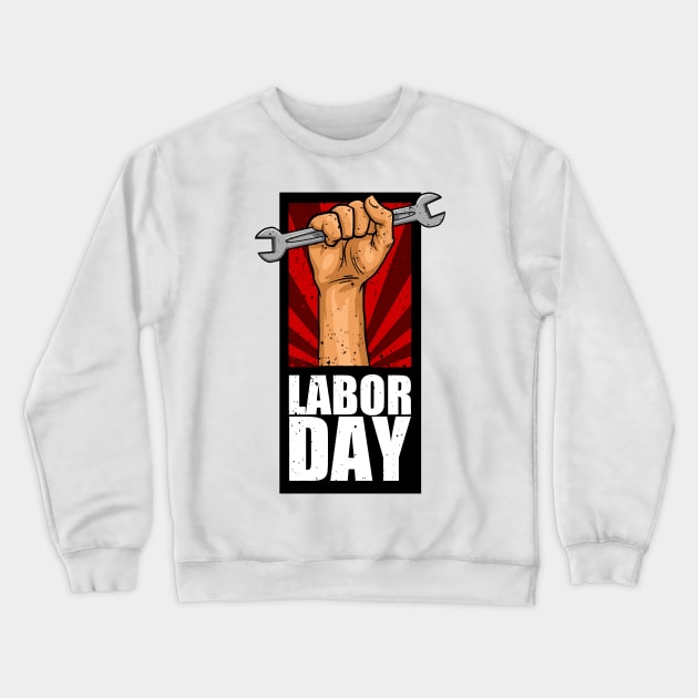 Laborday Crewneck Sweatshirt by akawork280